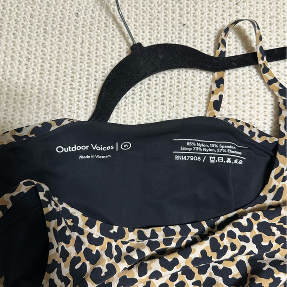Outdoor Voices The Exercise Dress Leopard Print - Picture 3 of 3